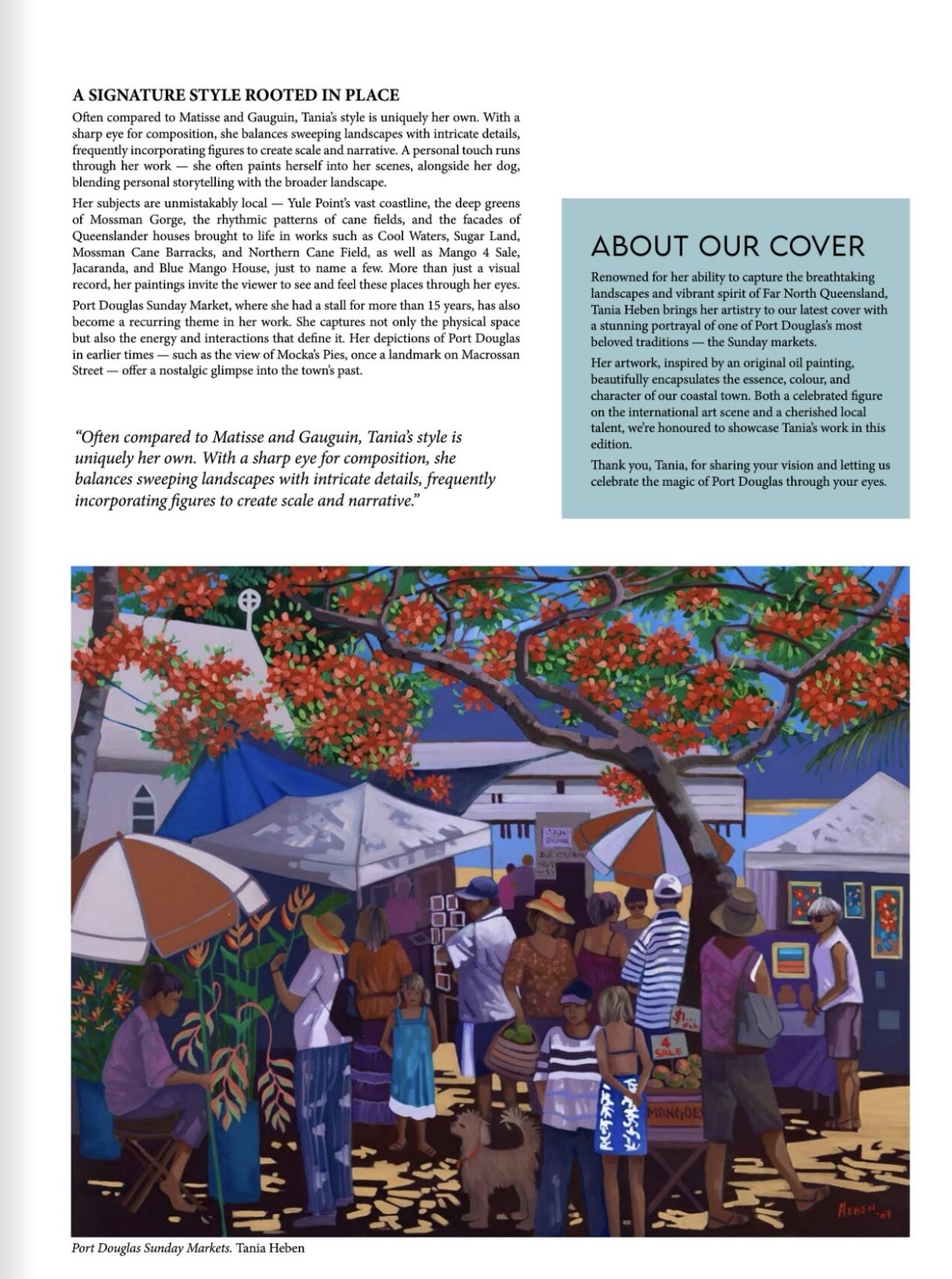 Tania Heben Port Douglas Artist